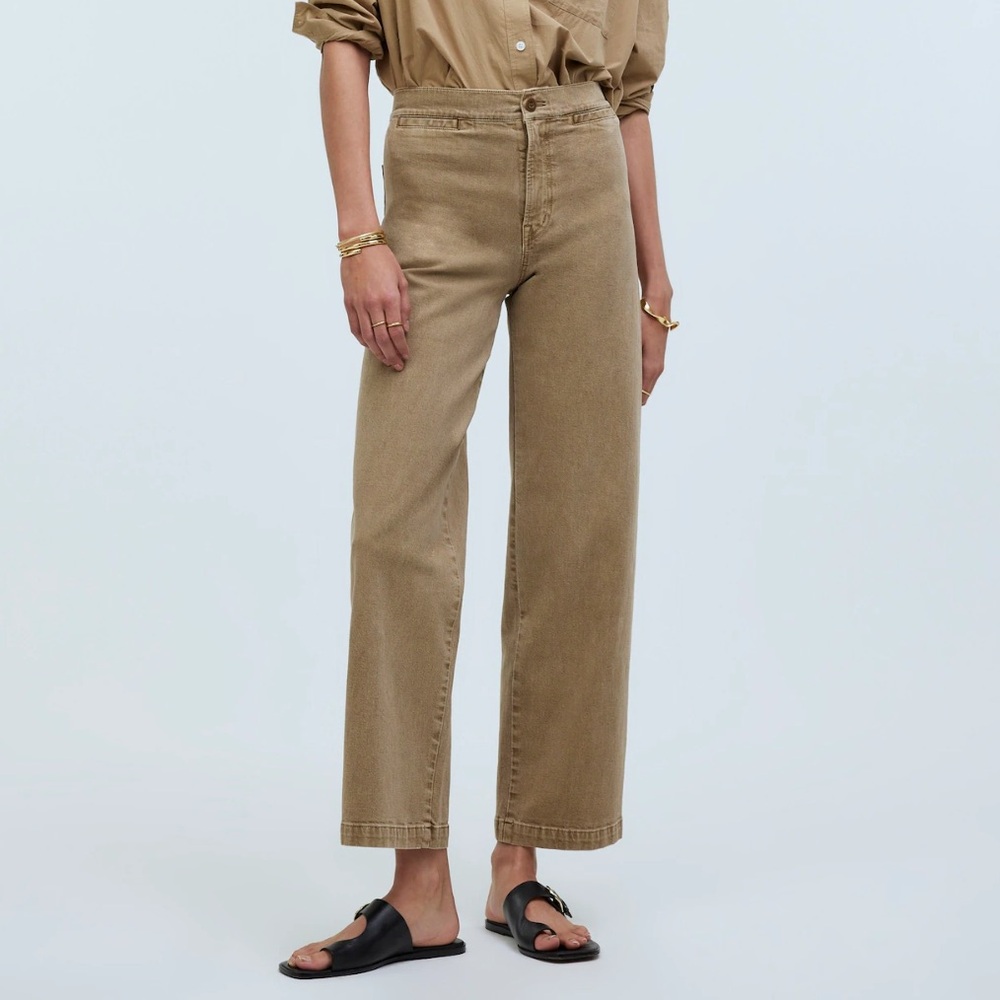 Madewell Emmet Wide Leg Crop Pants